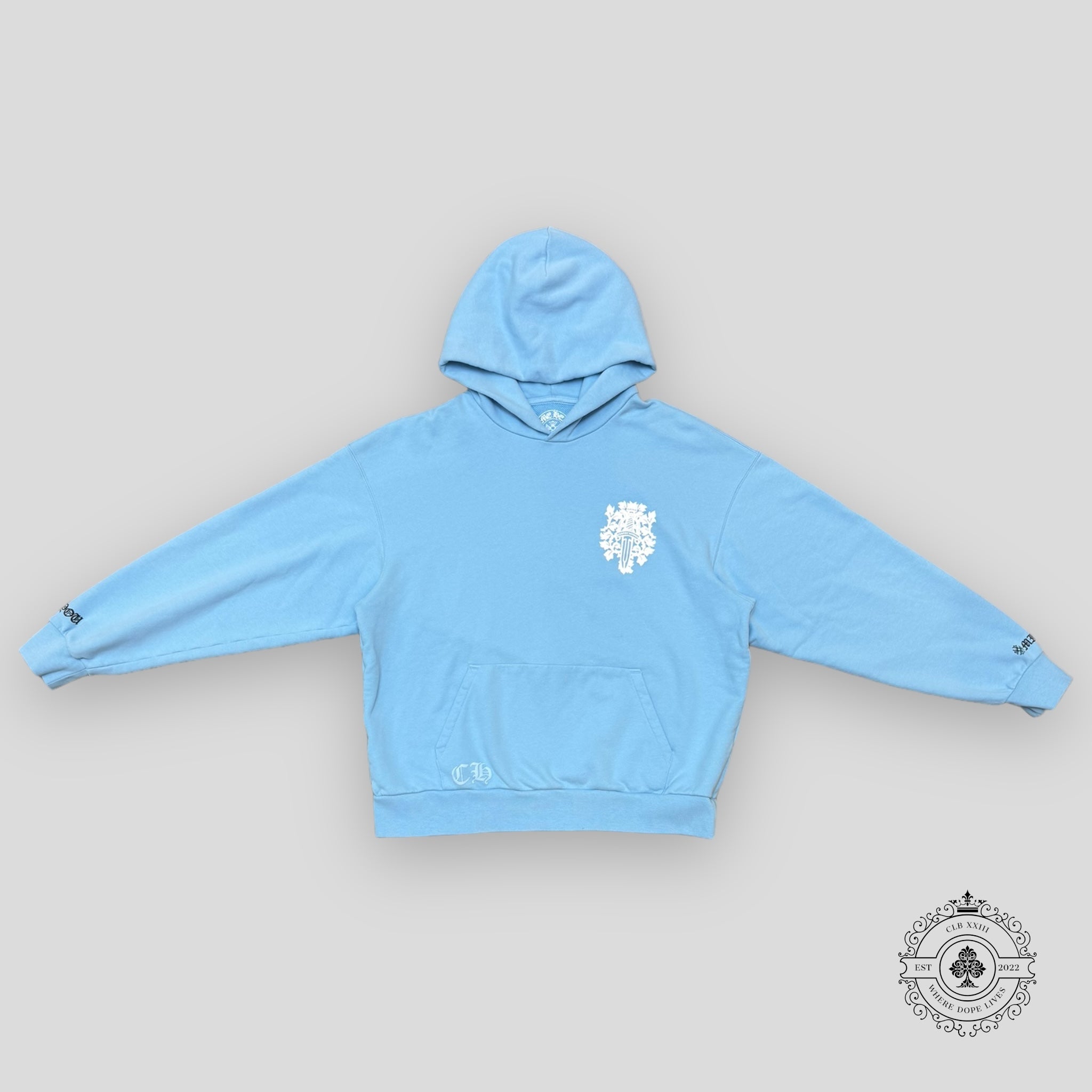 Chrome Hearts Miami Art Basel Exclusive Hoodie in Blue