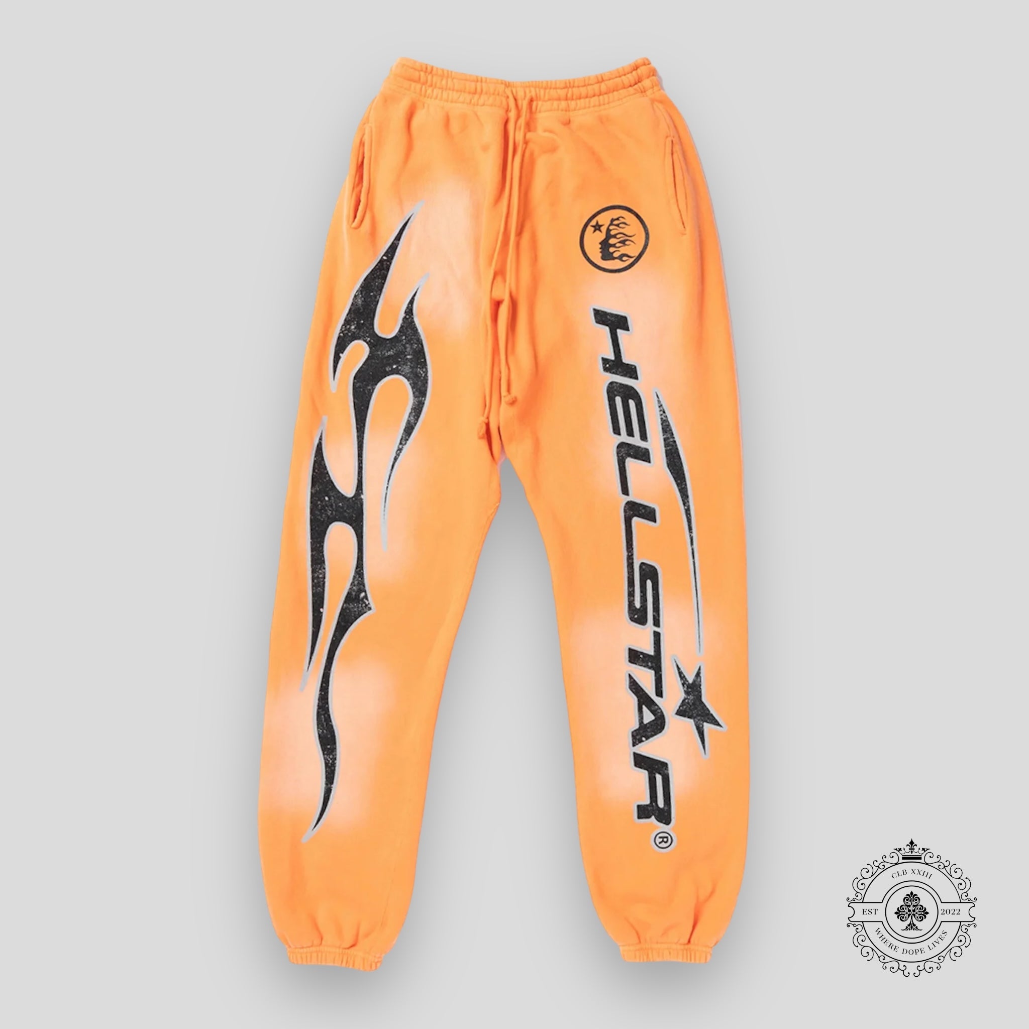 Hellstar Fire Orange Sweatpants