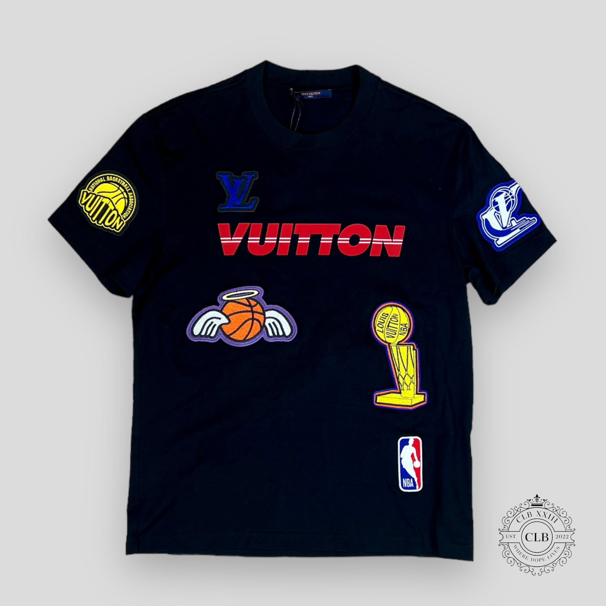 LOUIS VUITTON X NBA MULTI LOGO T-SHIRT