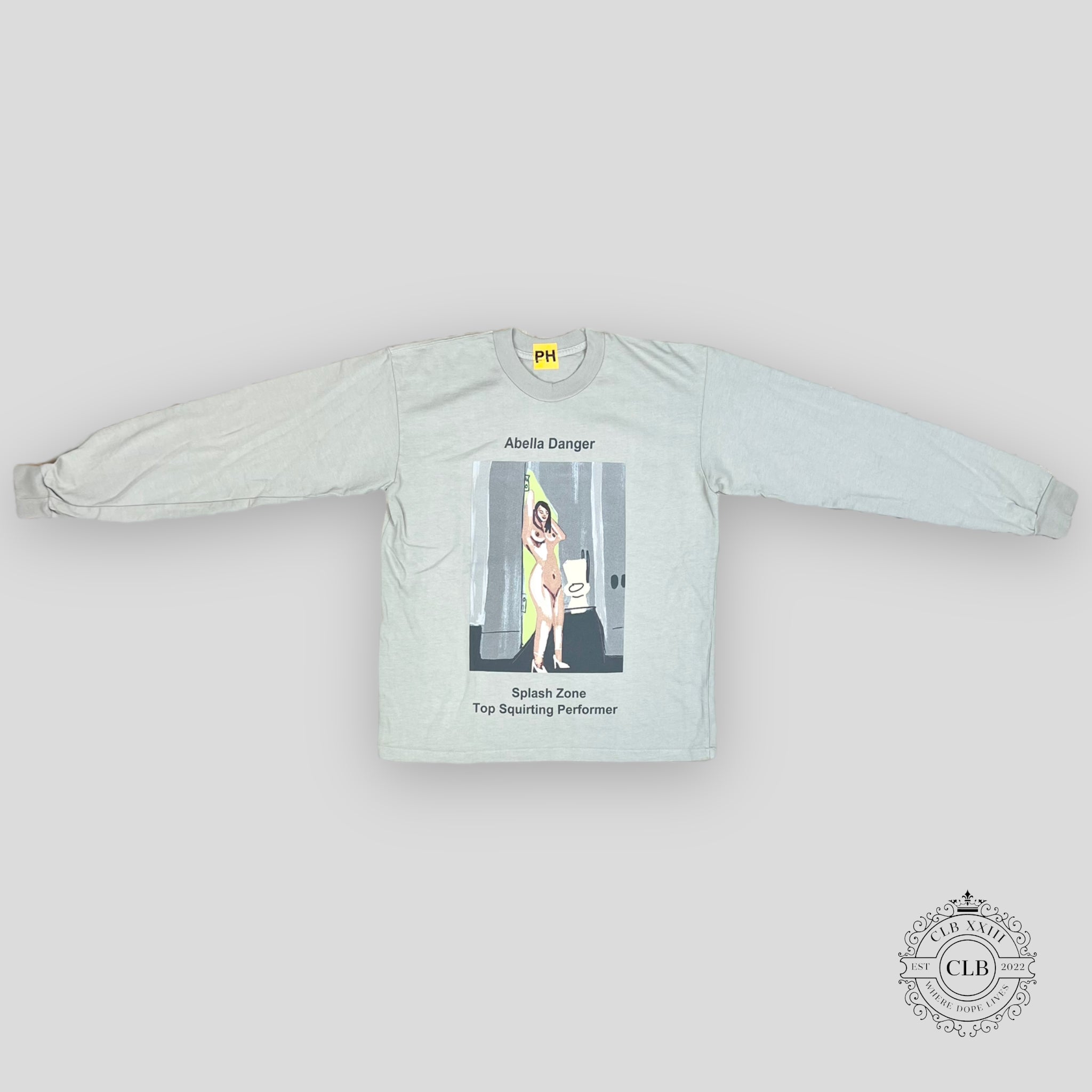 KANYE WEST X PORNHUB ABELLA DANGER LONG SLEEVE TEE