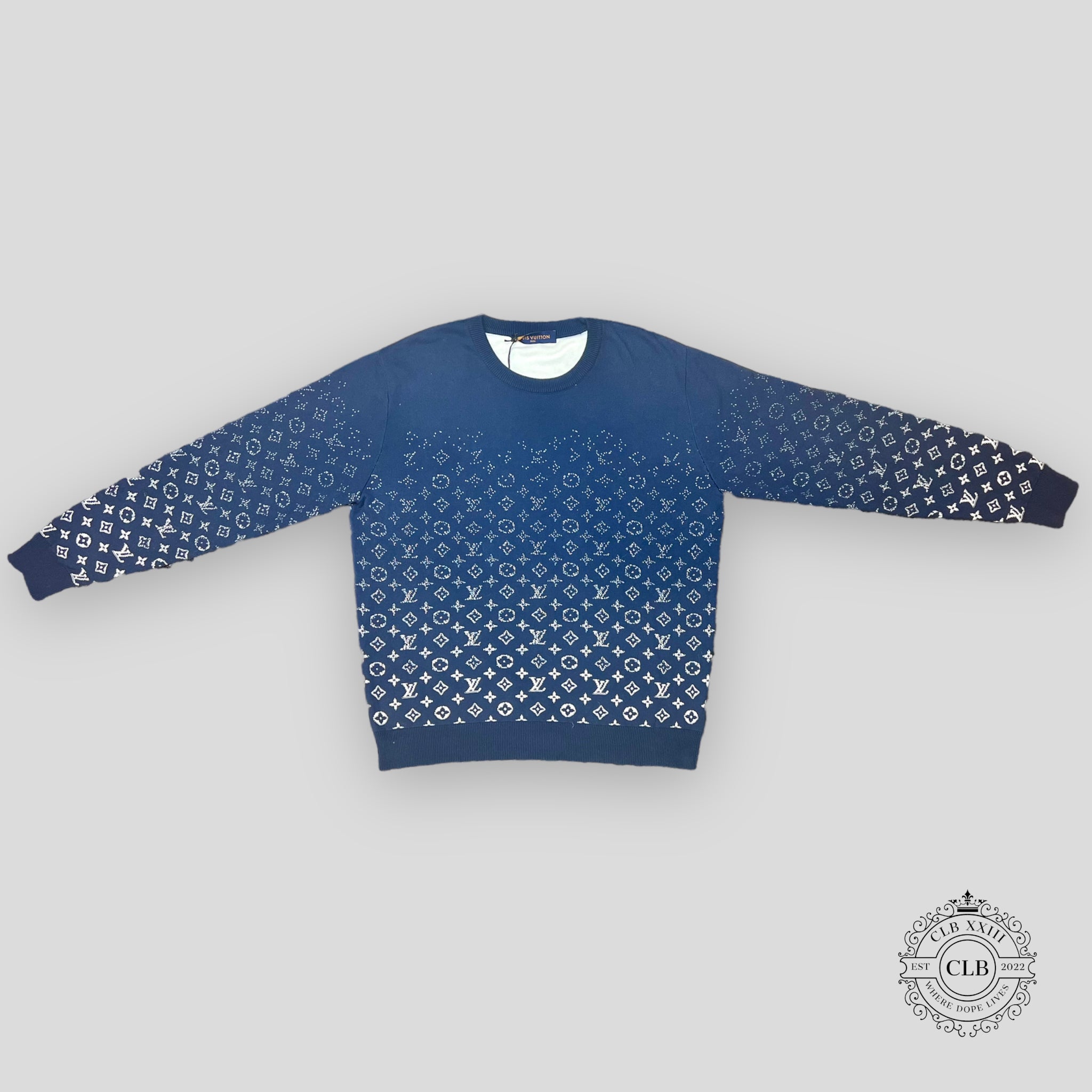Louis Vuitton Gradient Monogram Fil Coupe Sweatshirt Multicolor