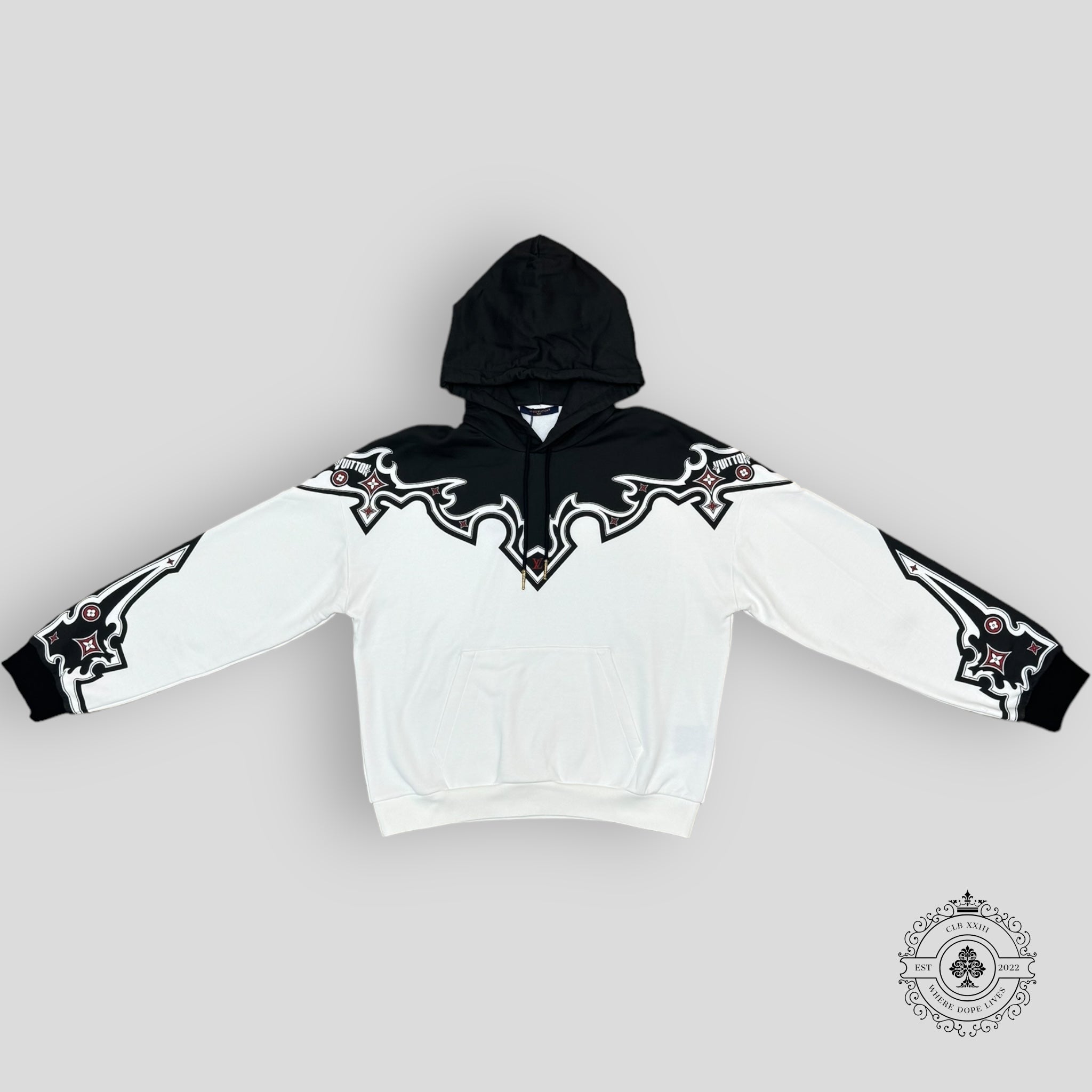 Louis Vuitton Rodeo Cut Fringes Hoodie