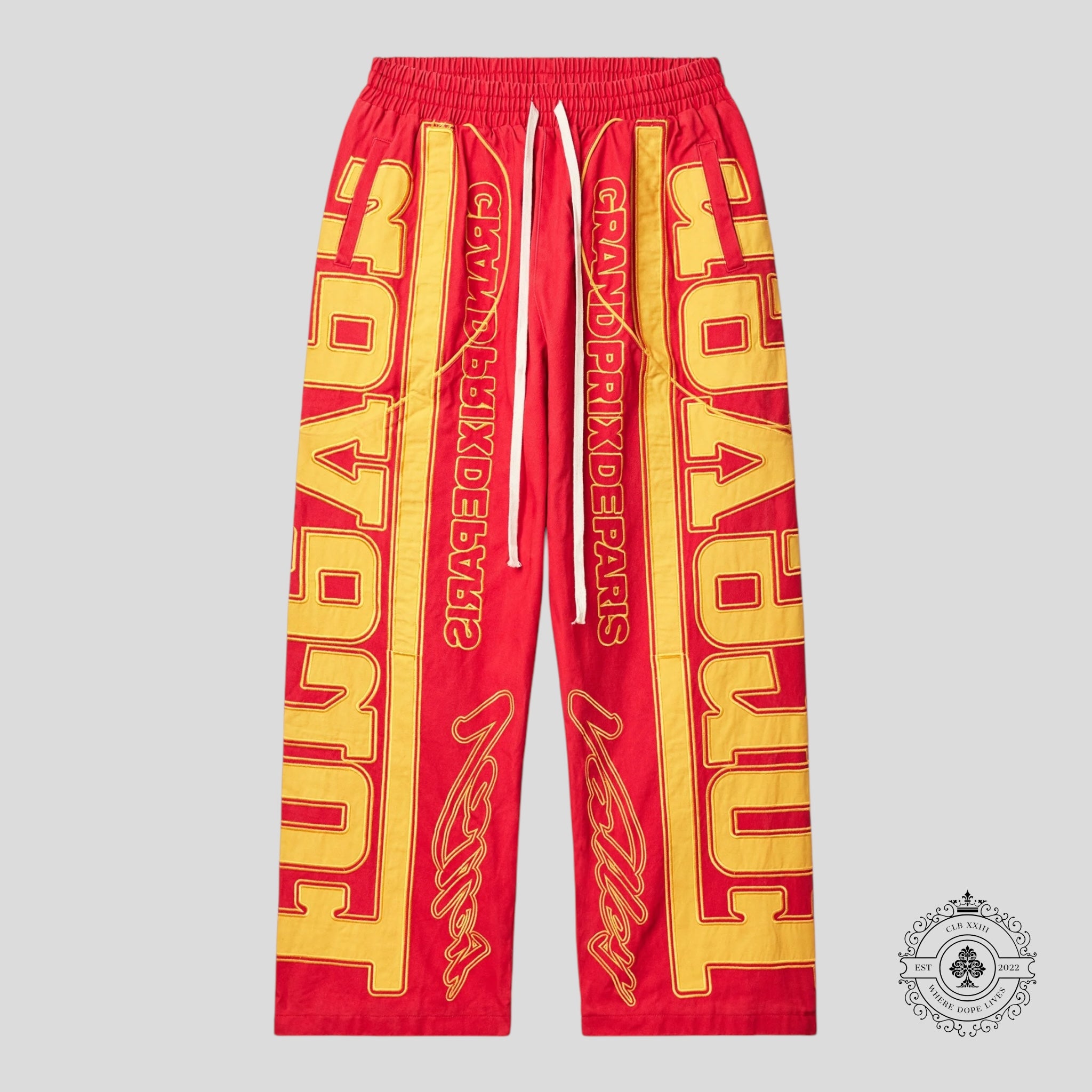 Vale Grand Prix Trousers in Red