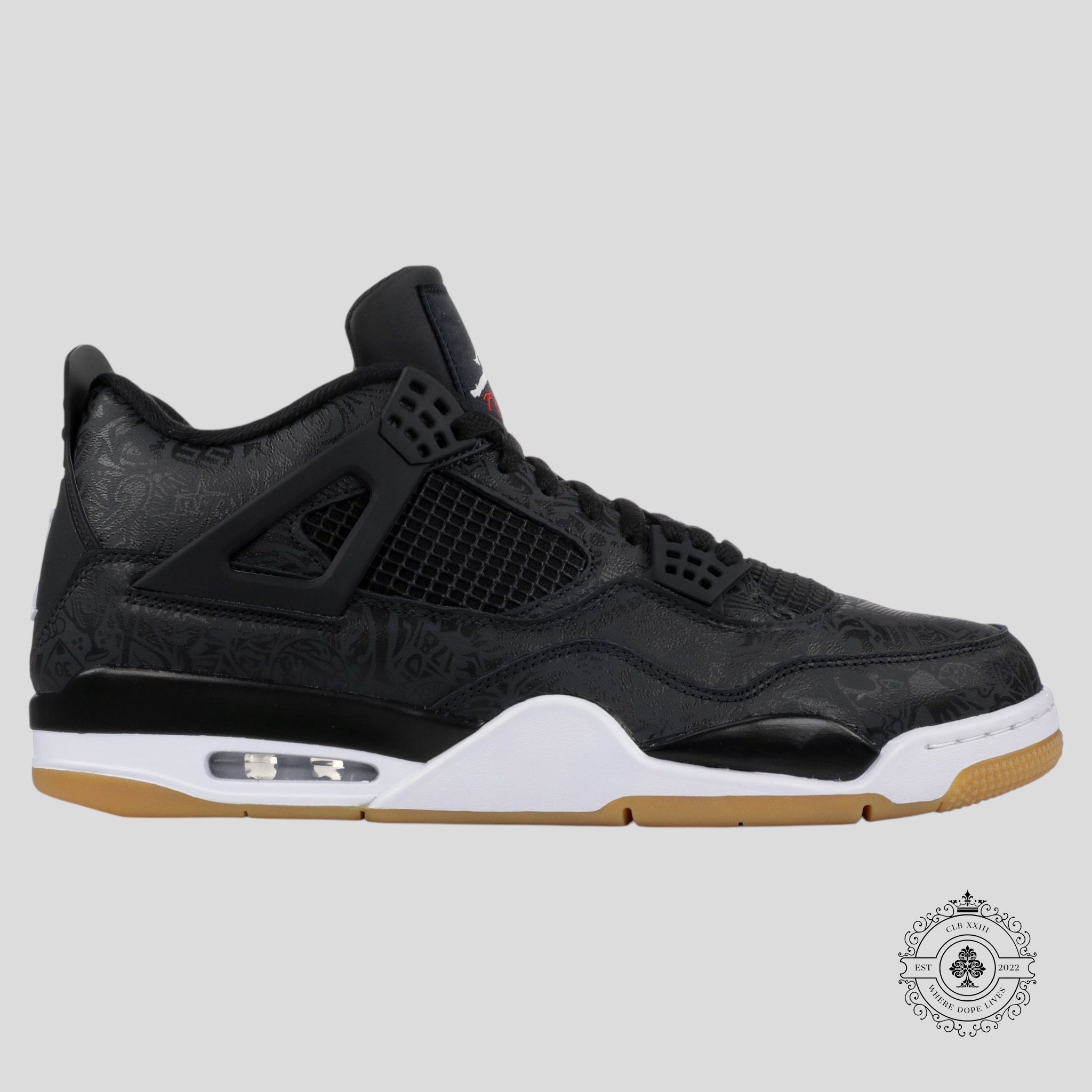 Air Jordan 4 Retro Laser Black Gum