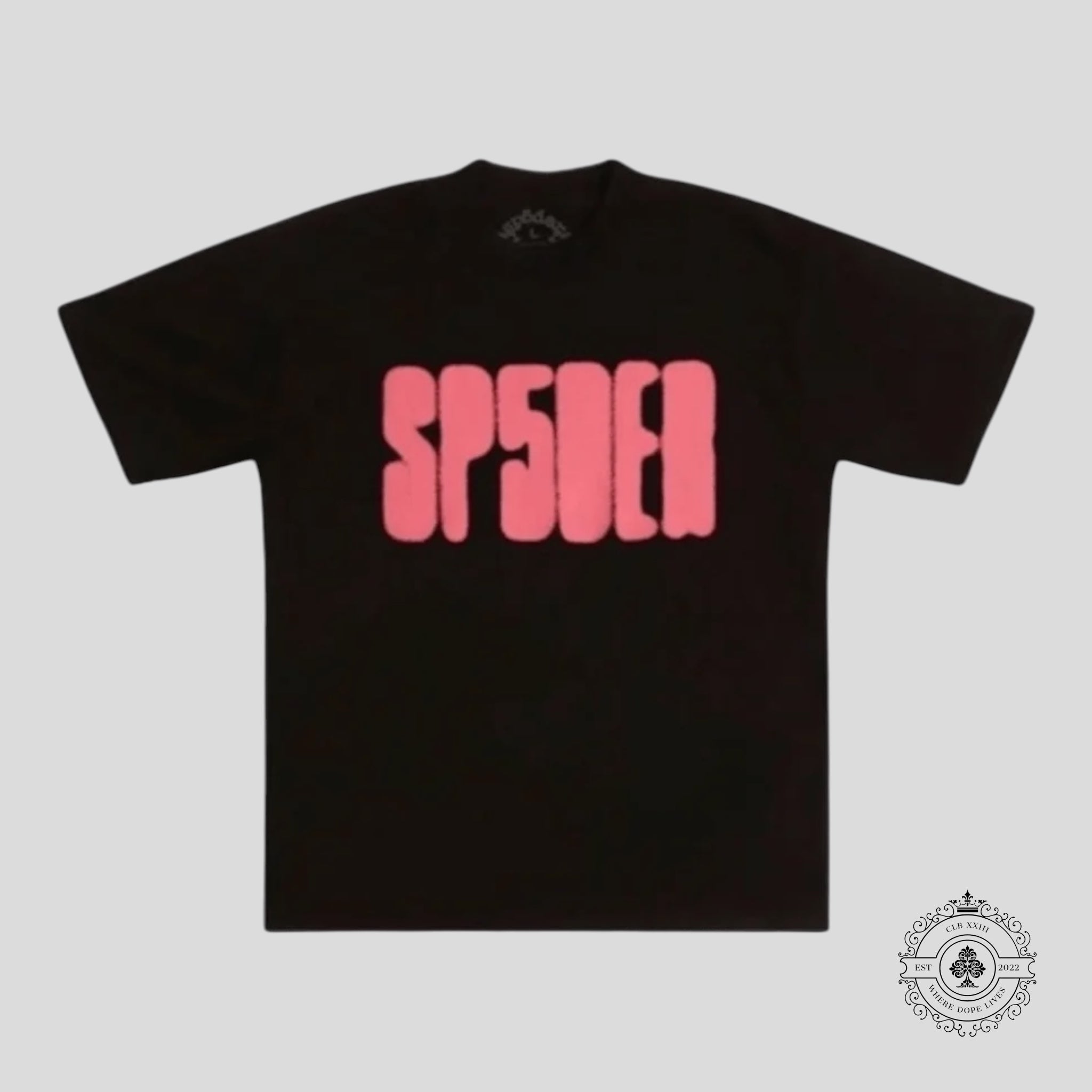 Sp5der Focused Logo Tee in Black