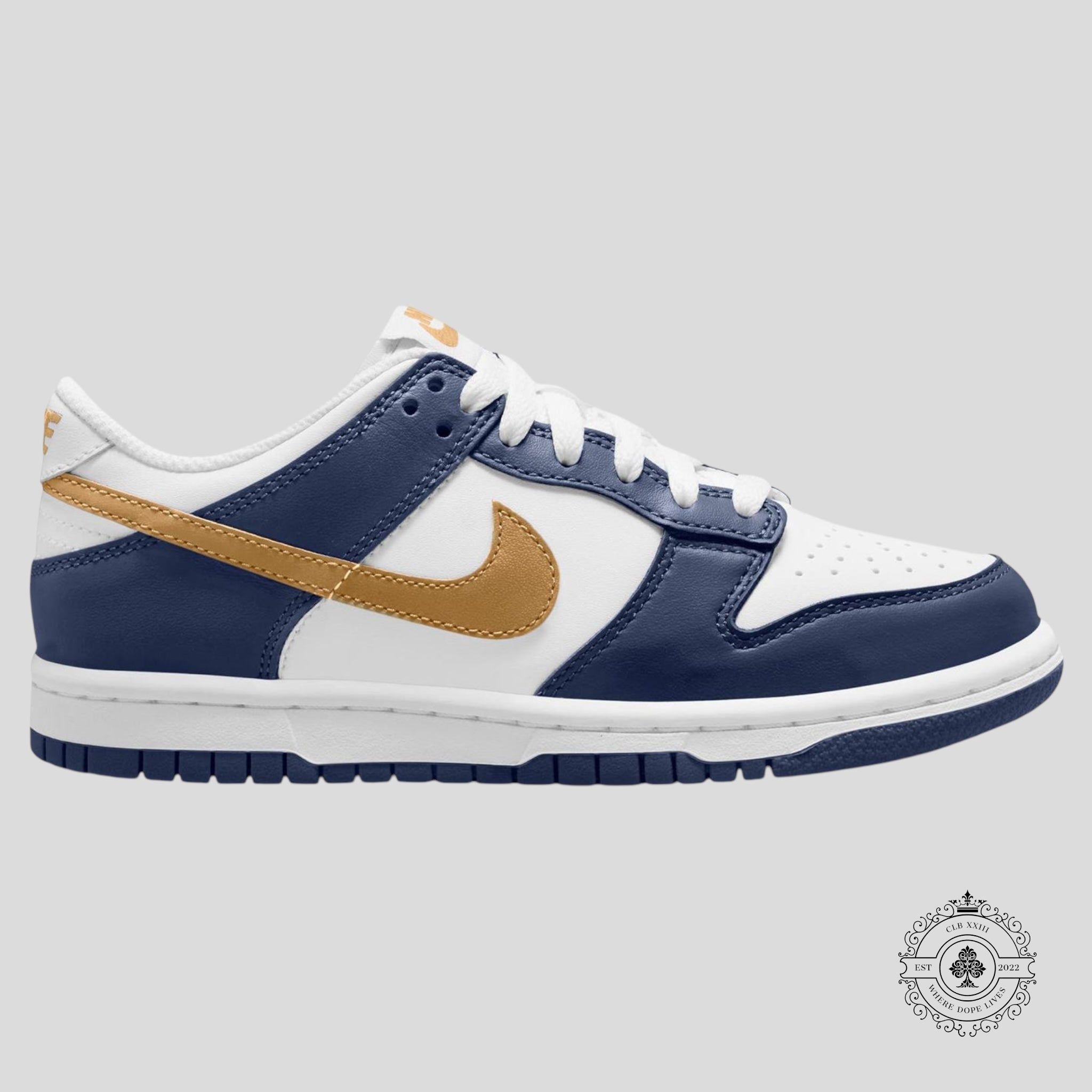 Nike Dunk Low Midnight Navy Wheat (GS)