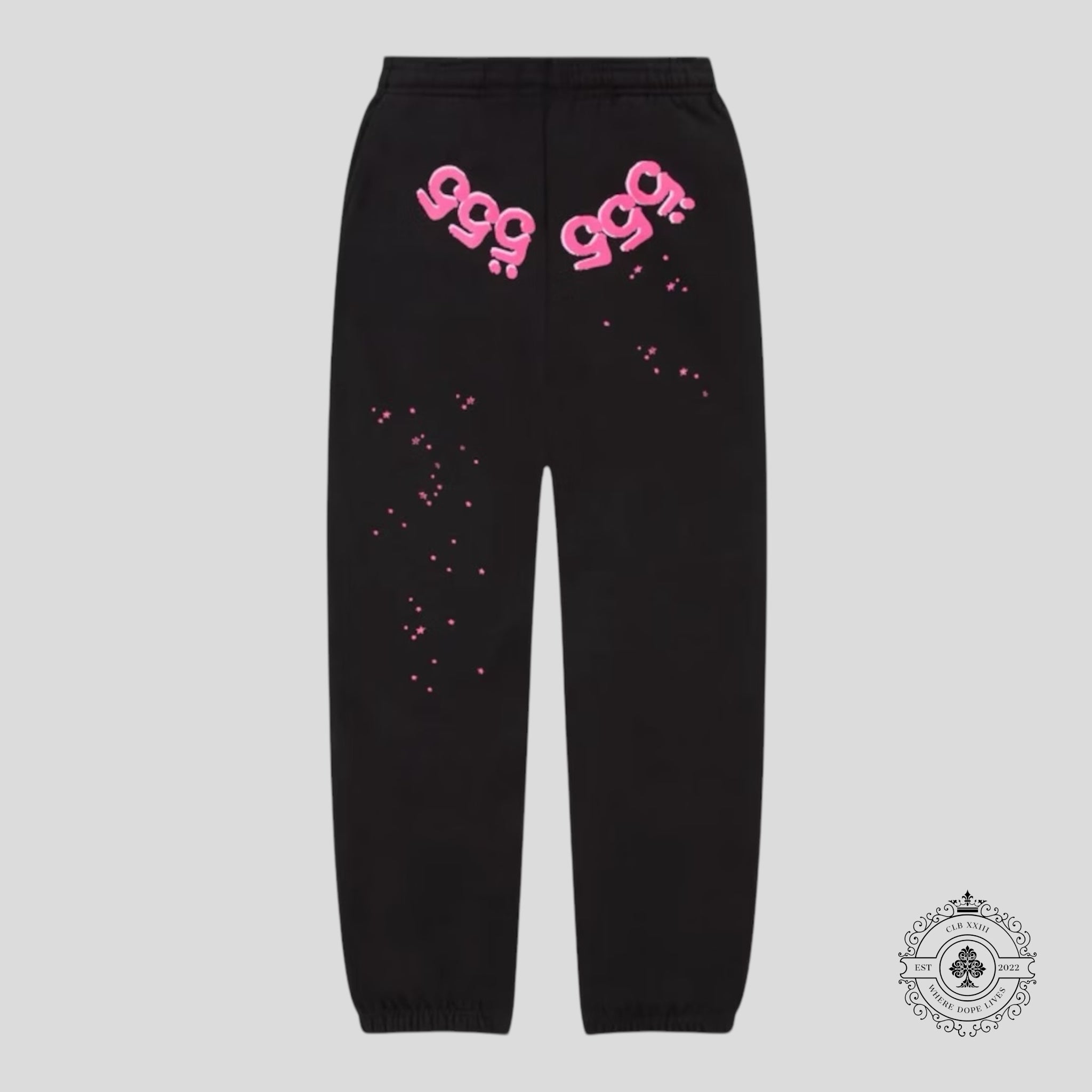 Sp5der Angel Number Sweatpant Black