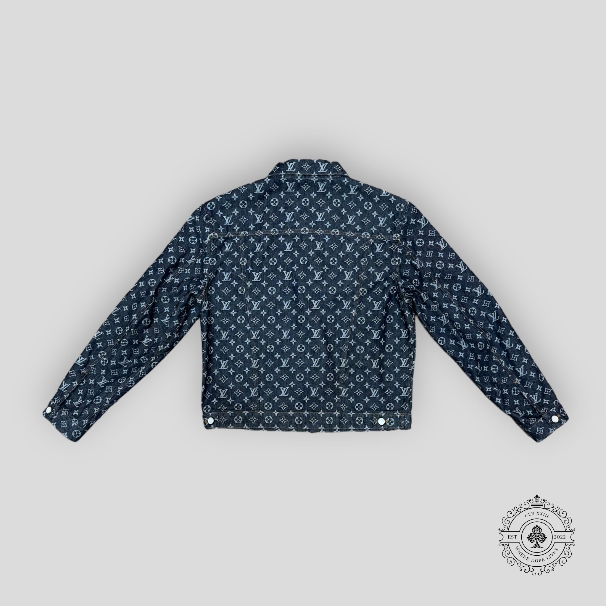 Louis Vuitton Monogram Jacquard Skate Denim Jacket