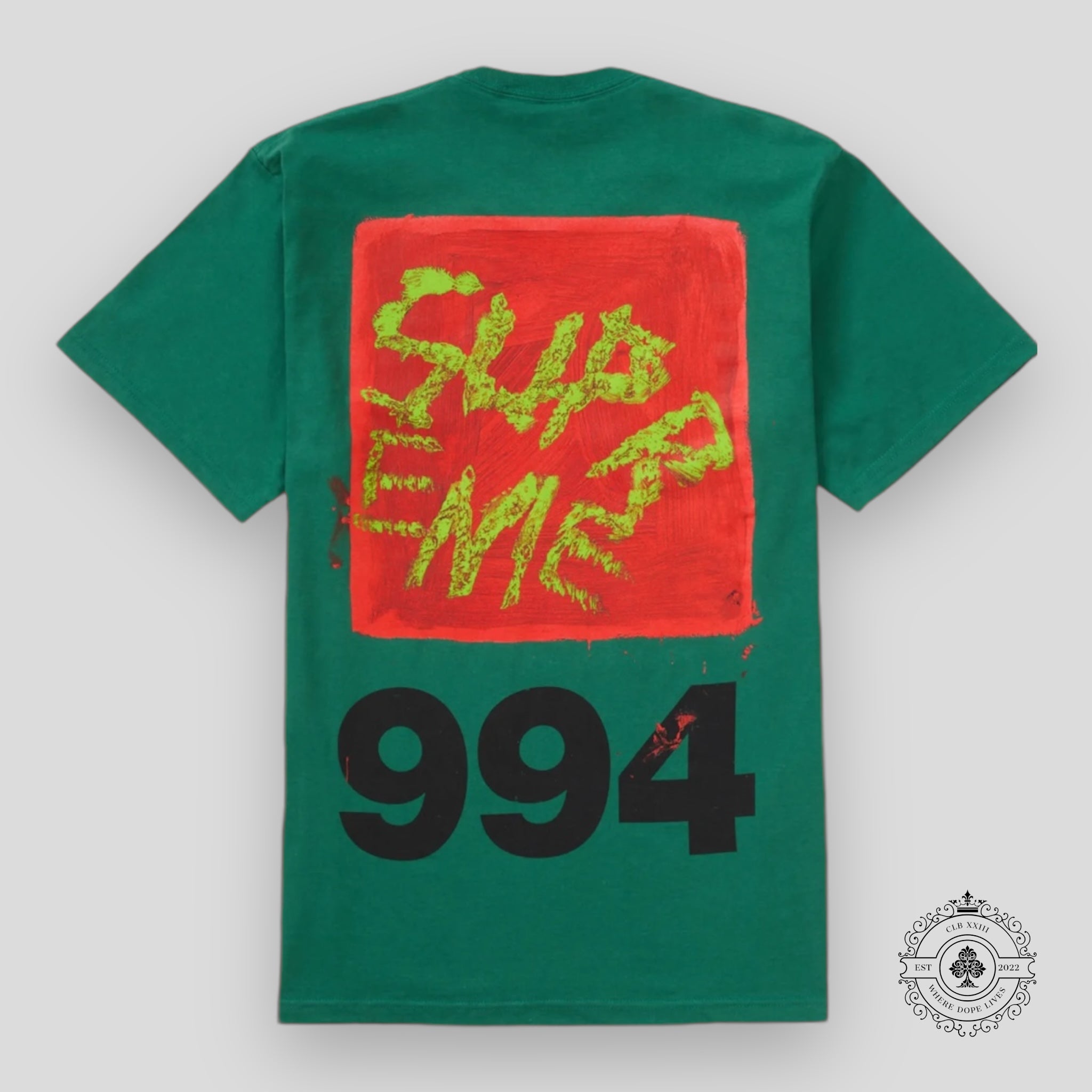 Supreme Paint Tee in Green