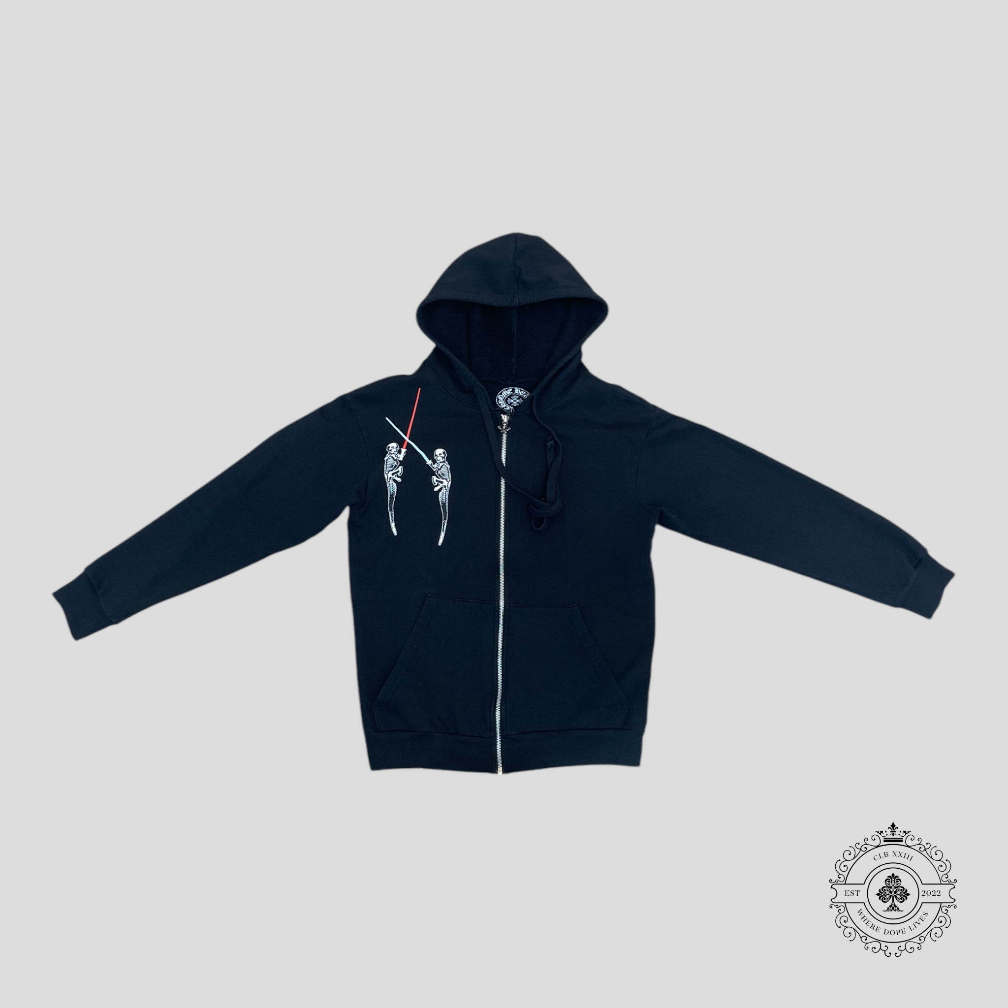 Chrome Hearts Vintage Foti Jarvis Zip Up Hoodie