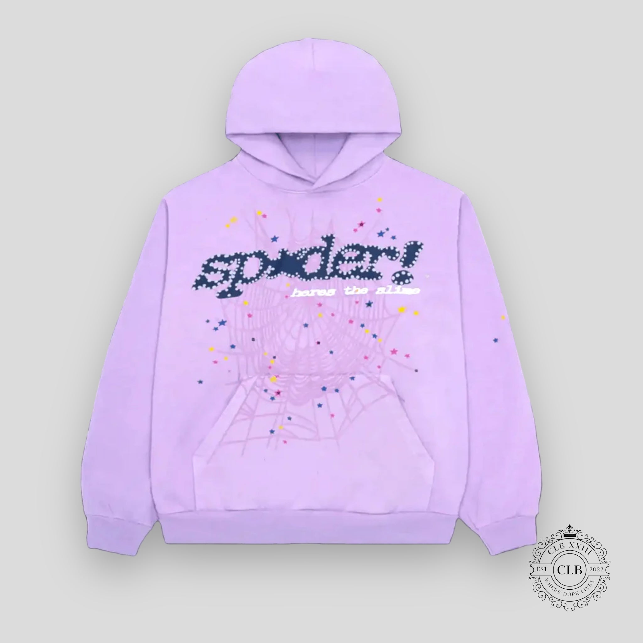 SP5DER ACAI HOODIE - PURPLE – CLB XXIII