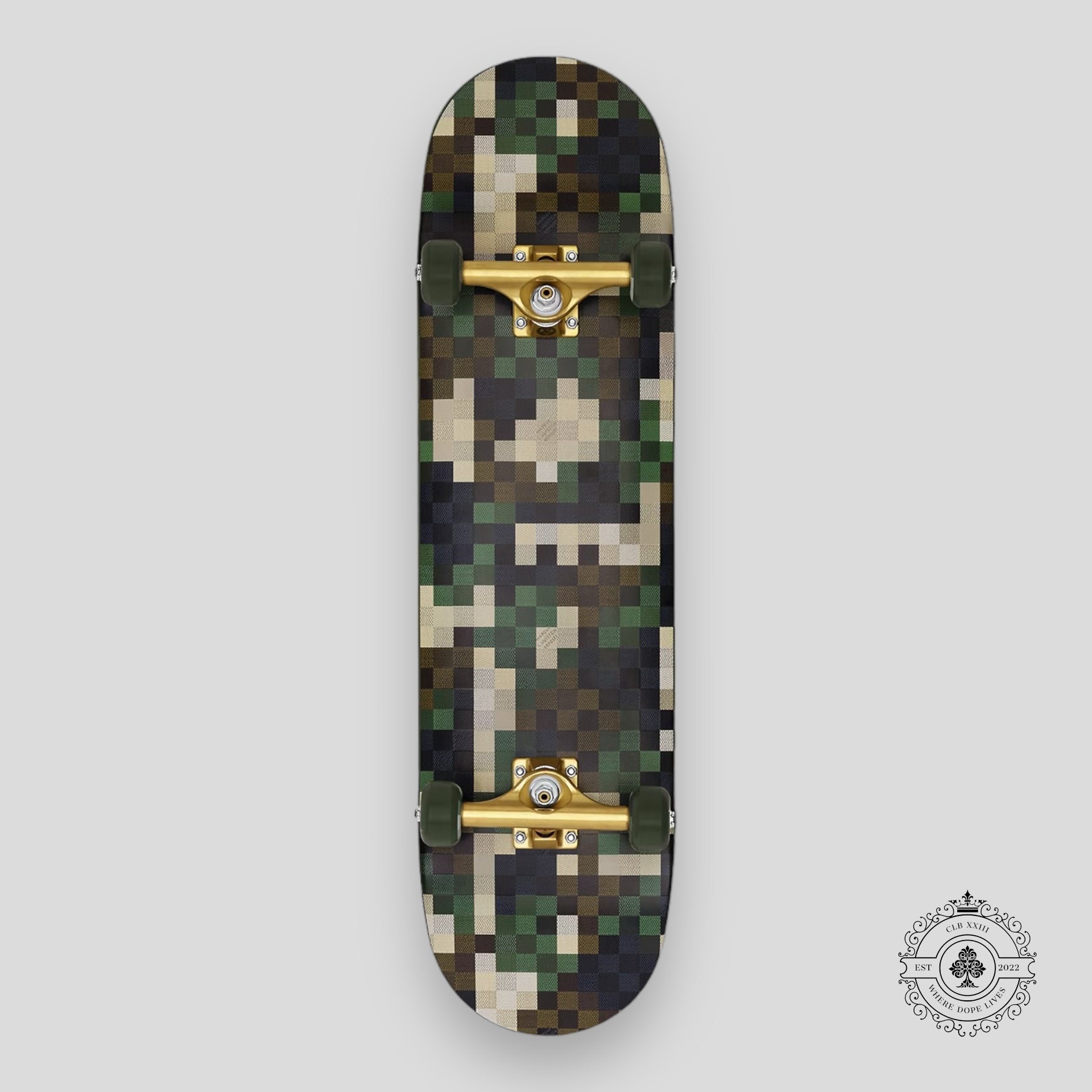 Louis Vuitton Damoflage Skateboard