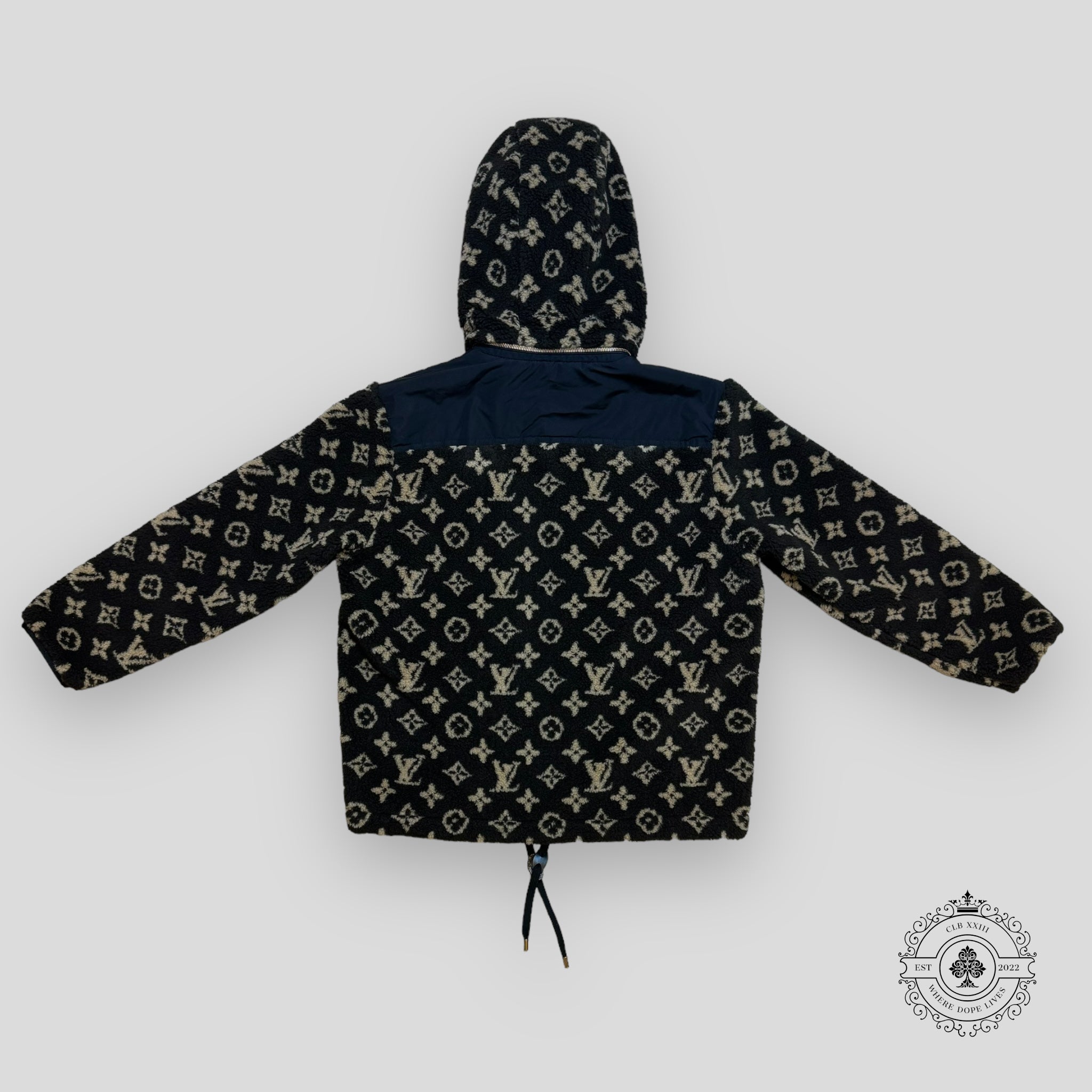 Louis Vuitton Monogram Fleece Parka Brown