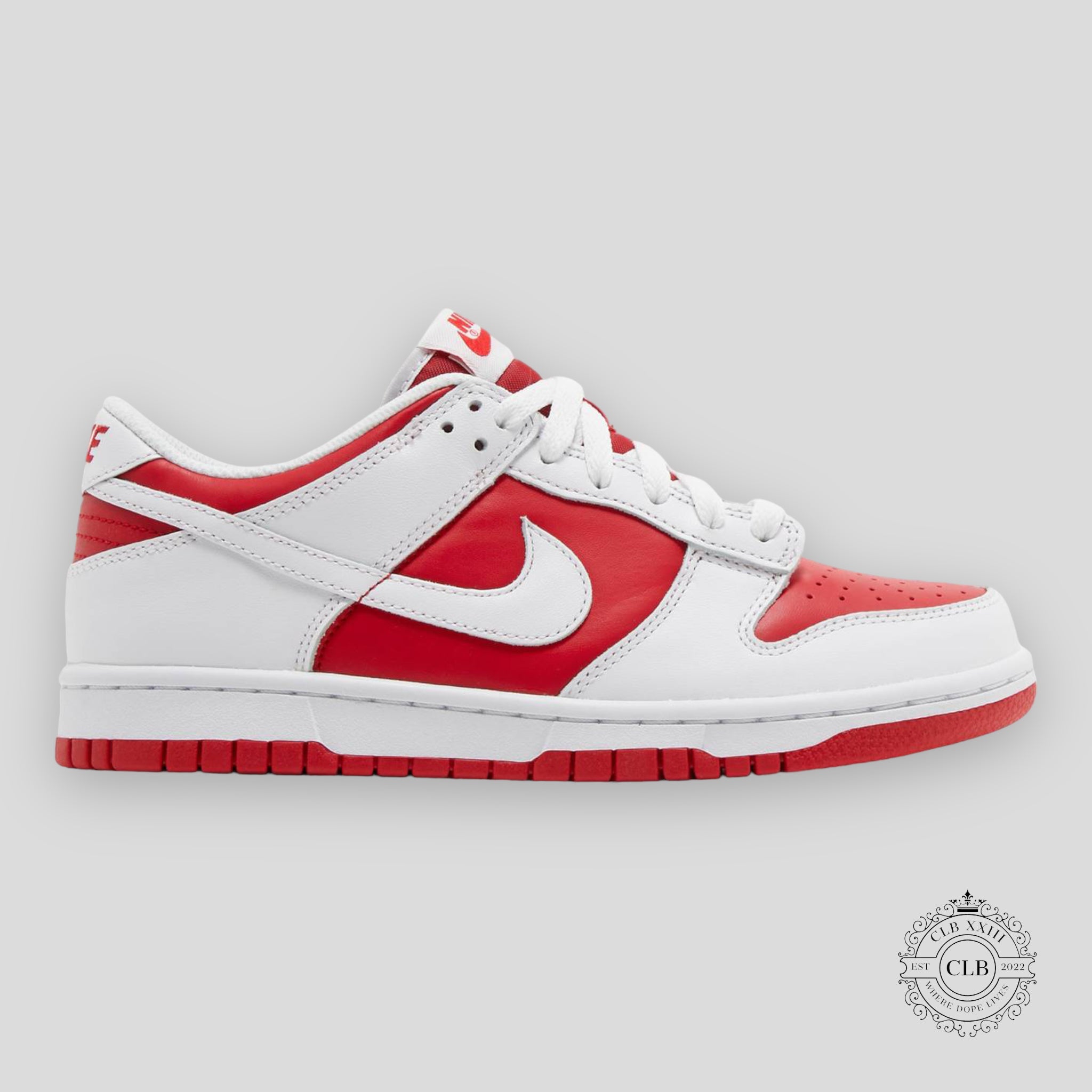 NIKE DUNK LOW (GS) "CHAMPIONSHIP RED"