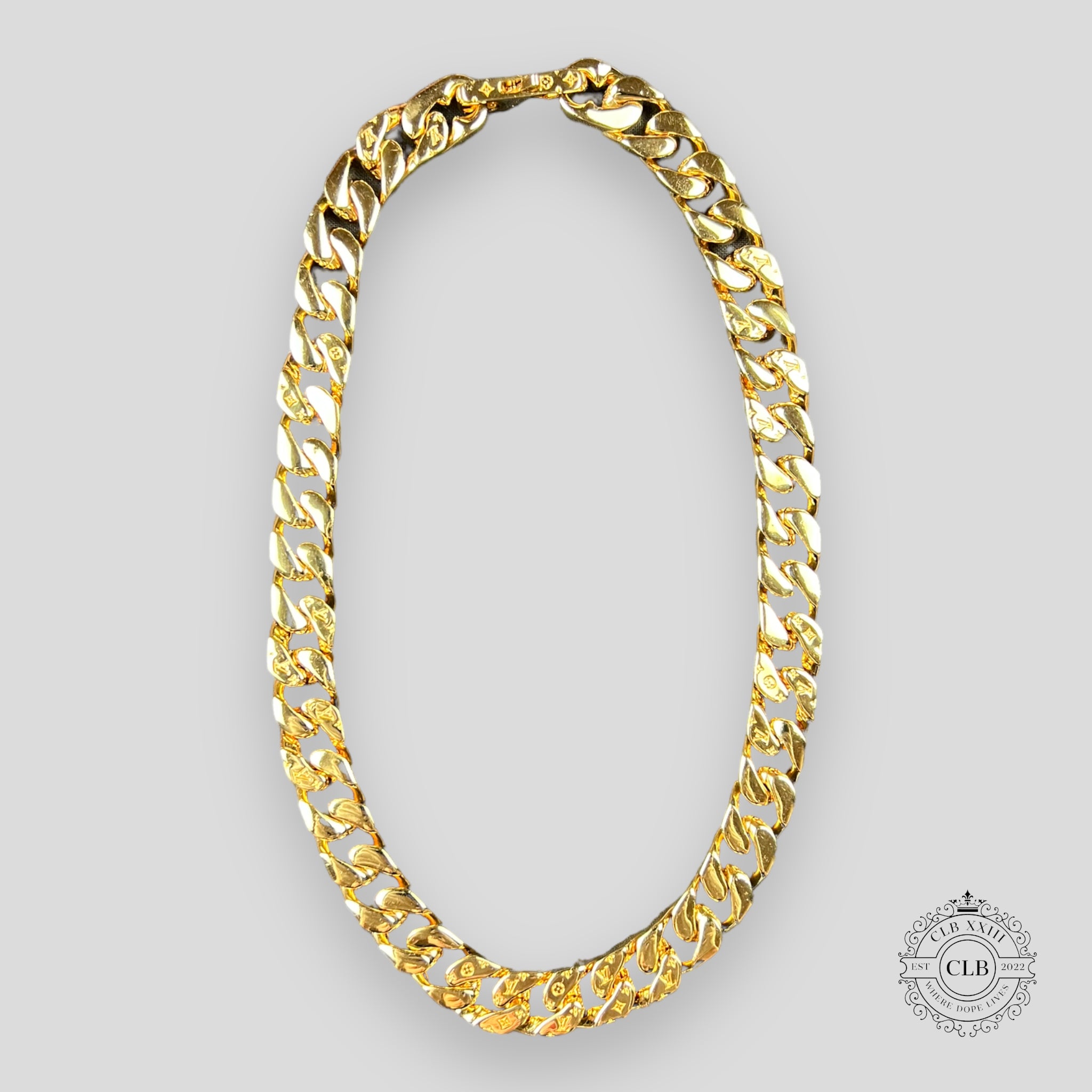 LOUIS VUITTON CHAIN LINKS NECKLACE - GOLD