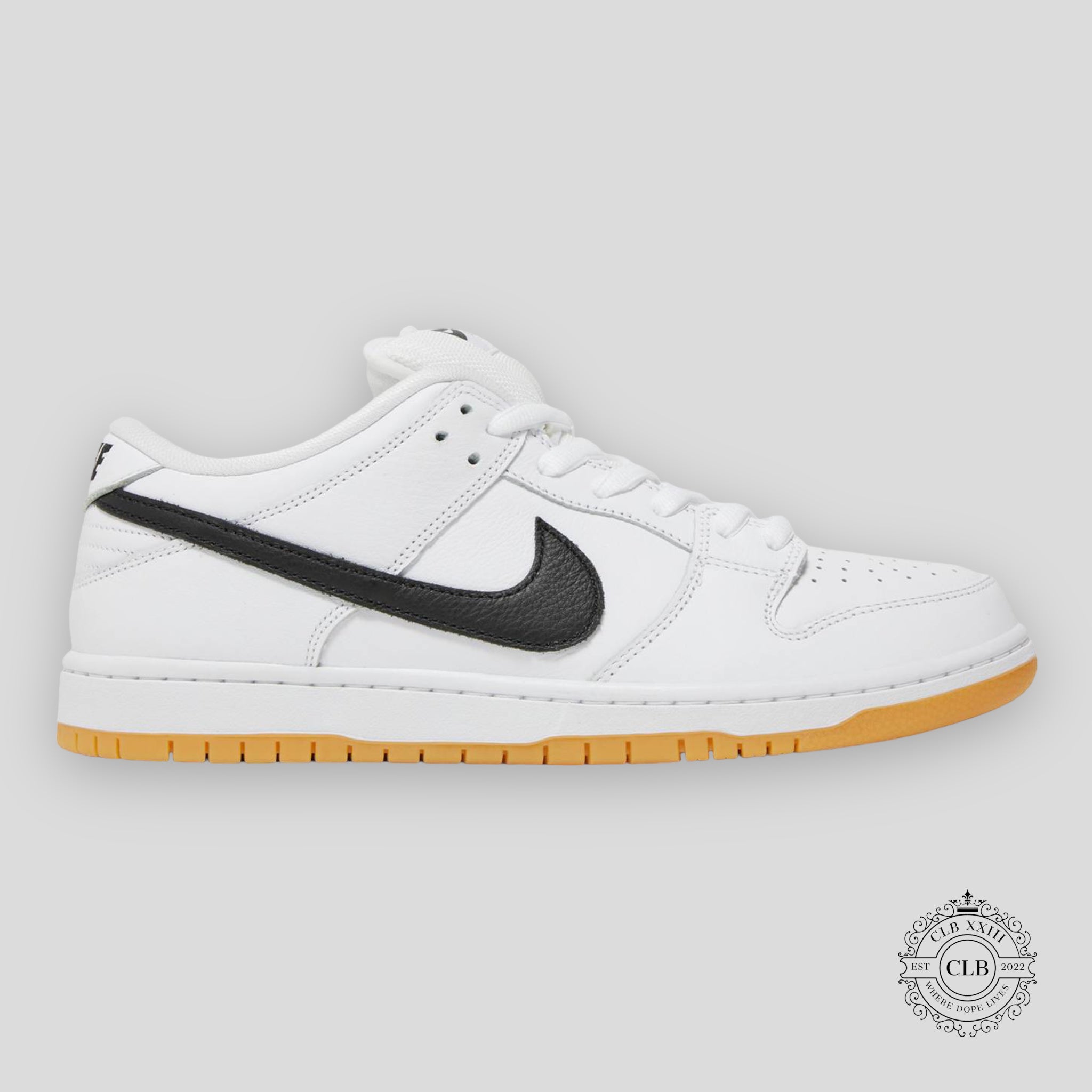 NIKE SB DUNK LOW "WHITE GUM"