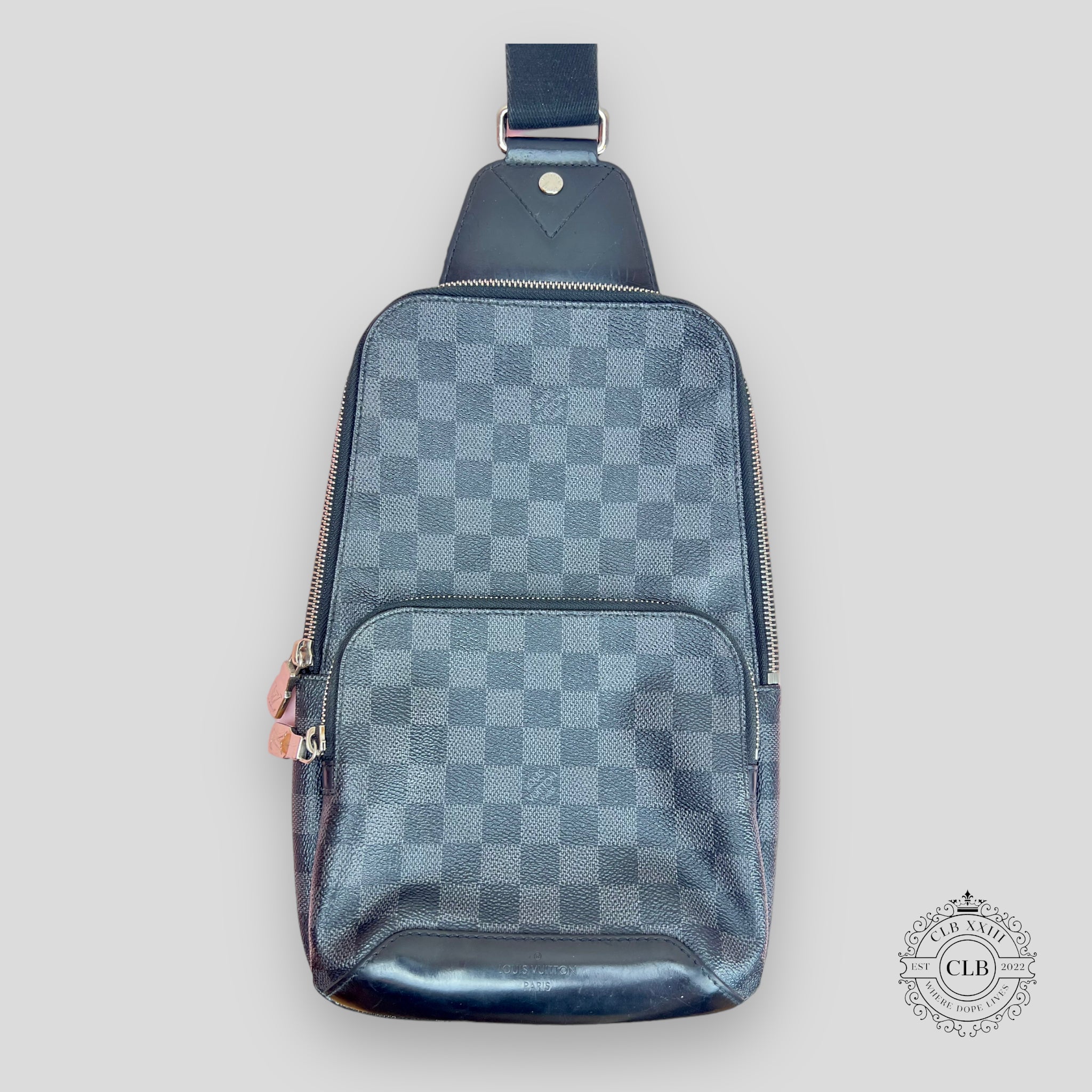 LOUIS VUITTON AVENUE SLINGBAG - DAMIER GRAPHITE