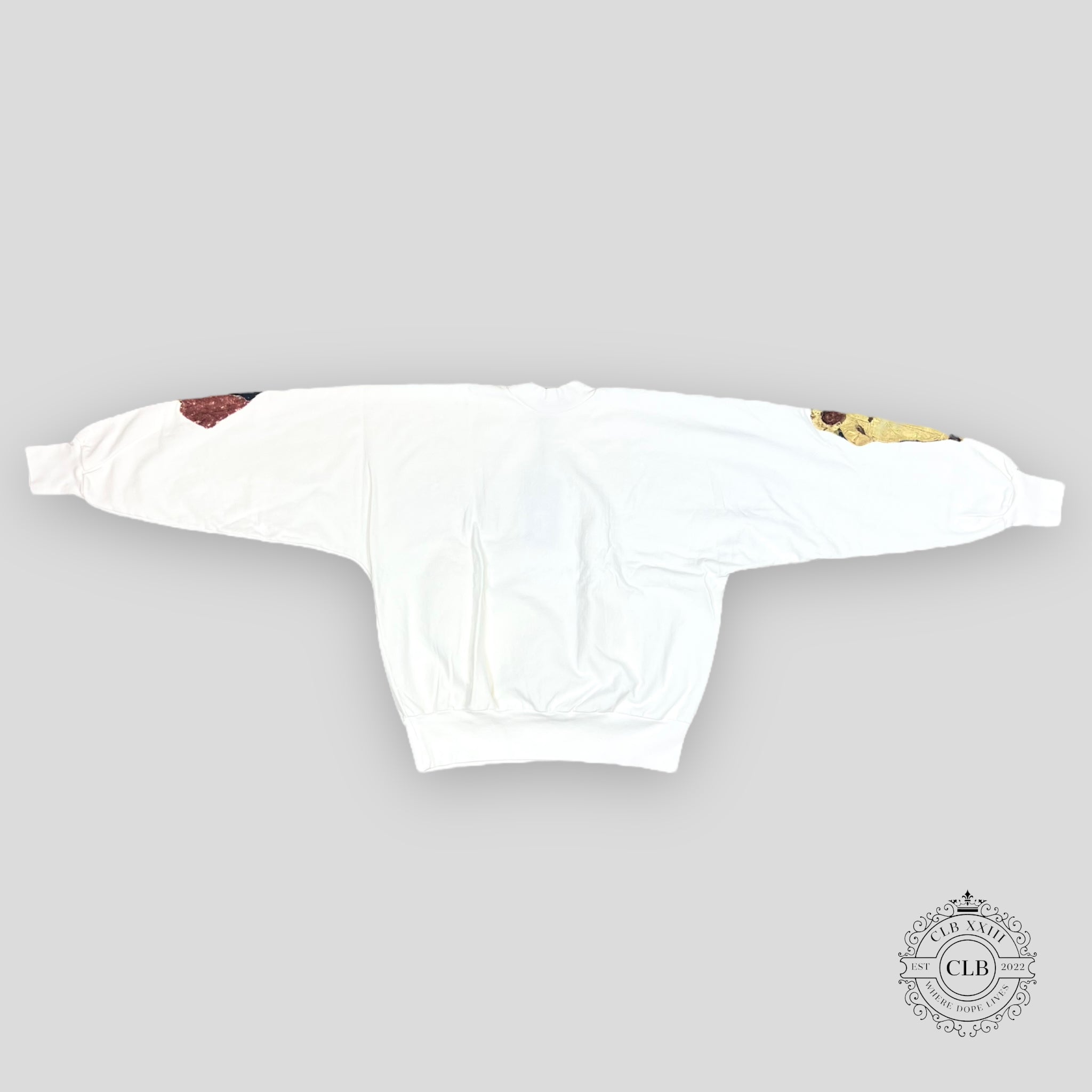 KANYE WEST JESUS IS KING CROSS CREWNECK - WHITE