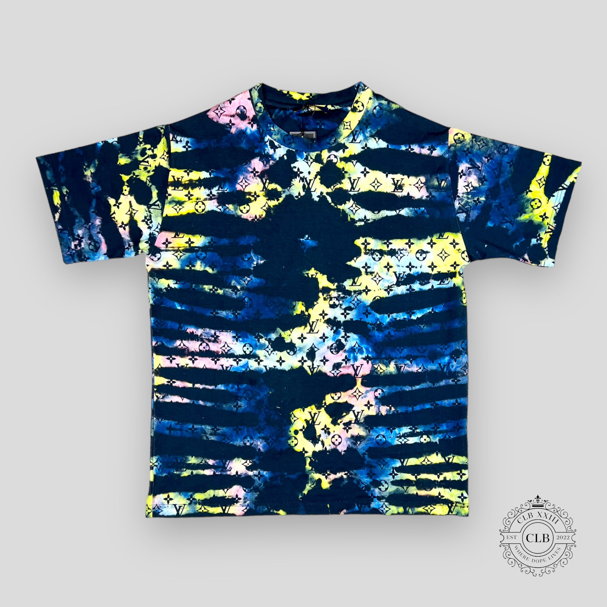 LOUIS VUITTON TIE-DYE MONOGRAM PRINTED TEE