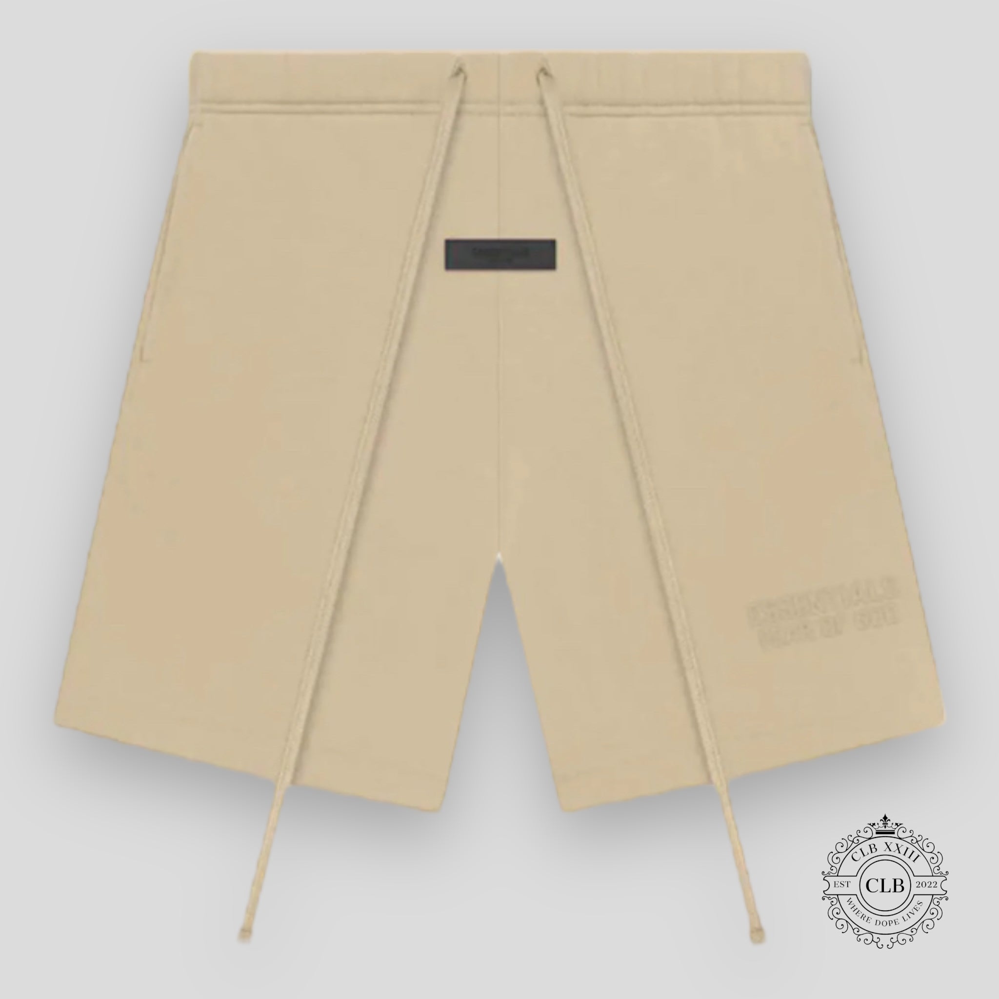 FEAR OF GOD ESSENTIALS SWEAT SHORTS - SAND