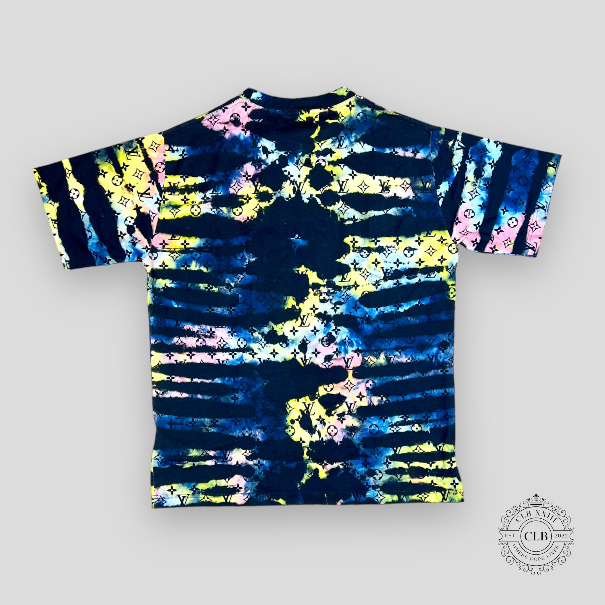 LOUIS VUITTON TIE-DYE MONOGRAM PRINTED TEE