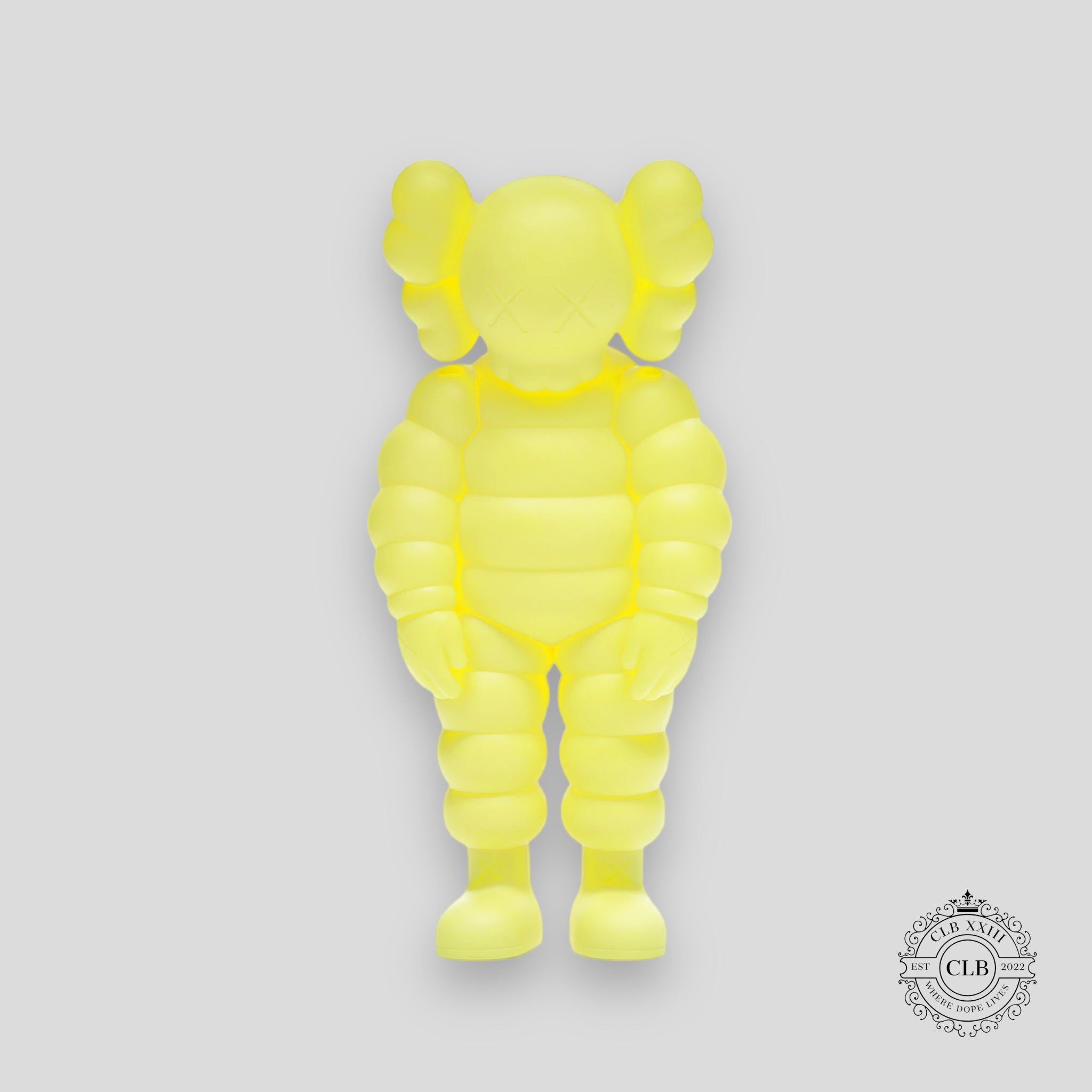 KAWS VINYL FIGURE "WHAT PARTY - YELLOW"