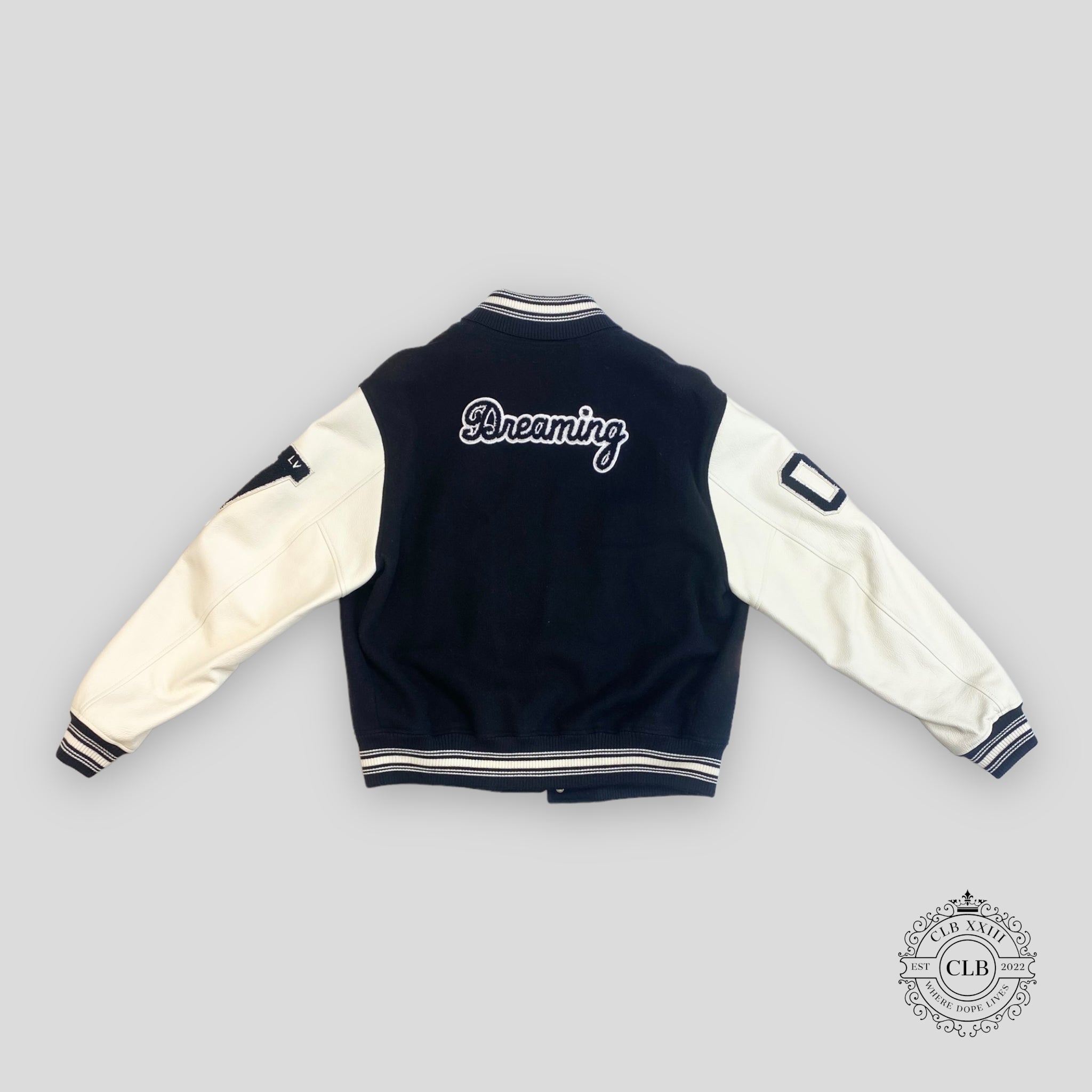 Louis Vuitton MLK Dreaming Varsity Jacket in Black