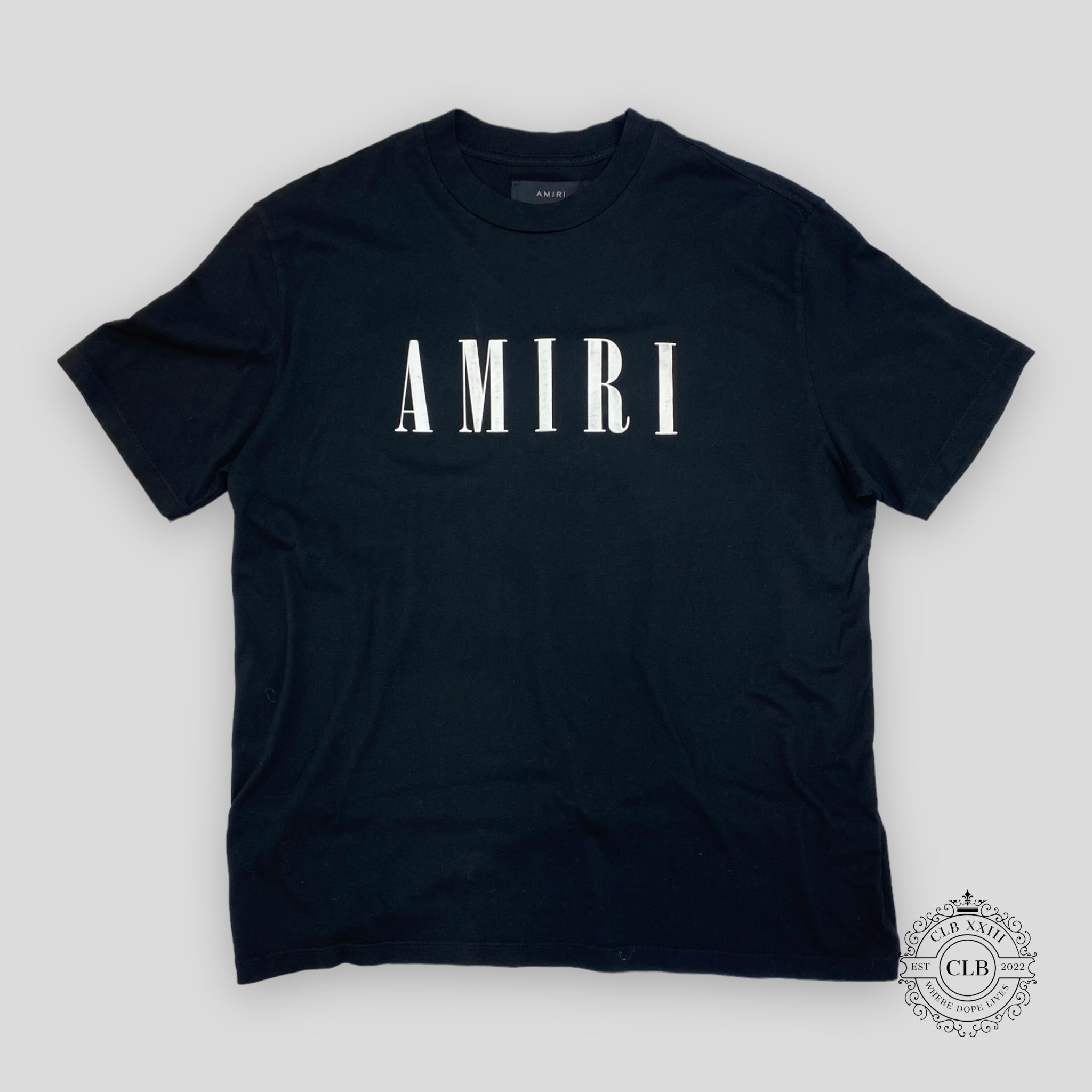 AMRIR CORE LOGO TEE - BLACK – CLB XXIII