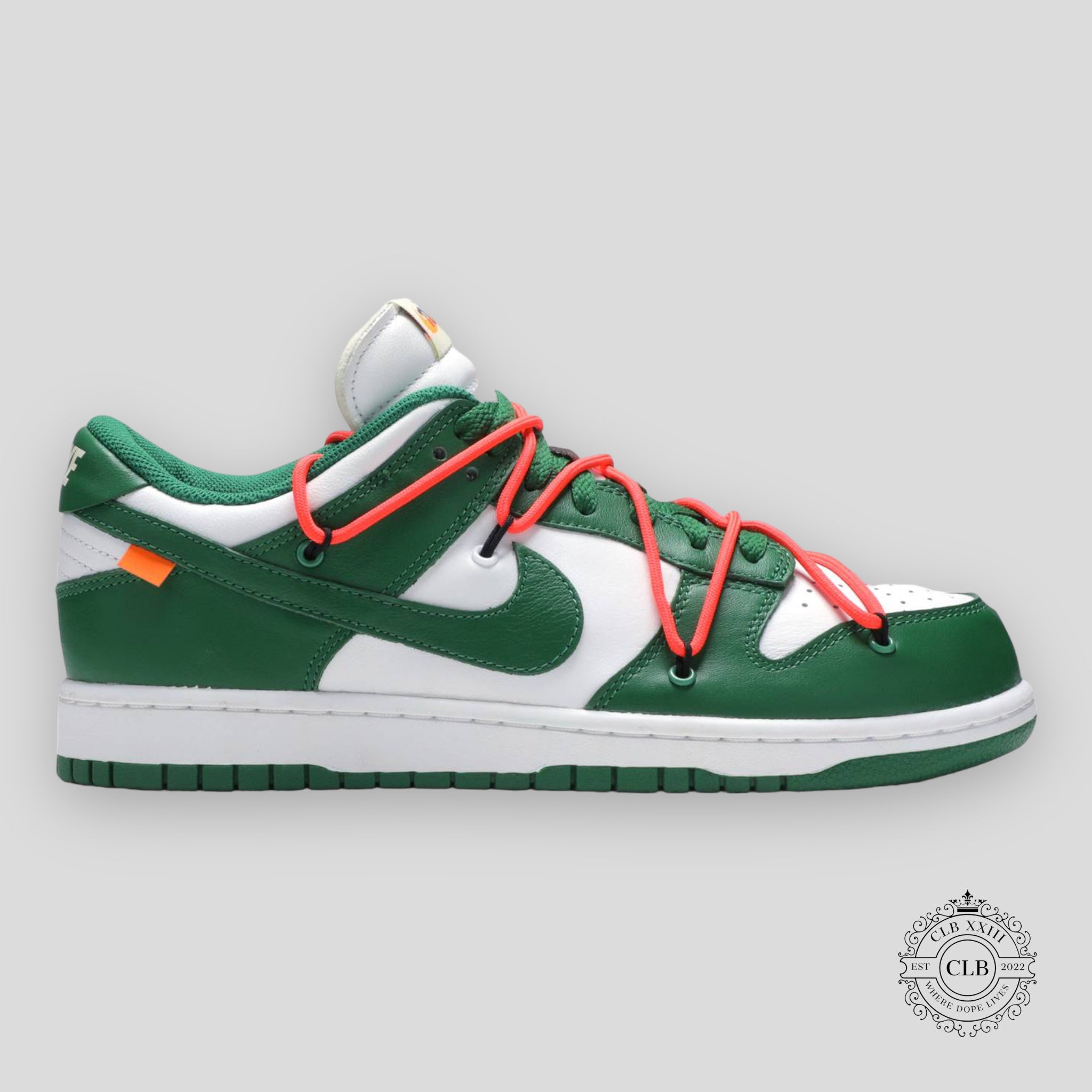 NIKE DUNK LOW X OFF WHITE "PINE GREEN"