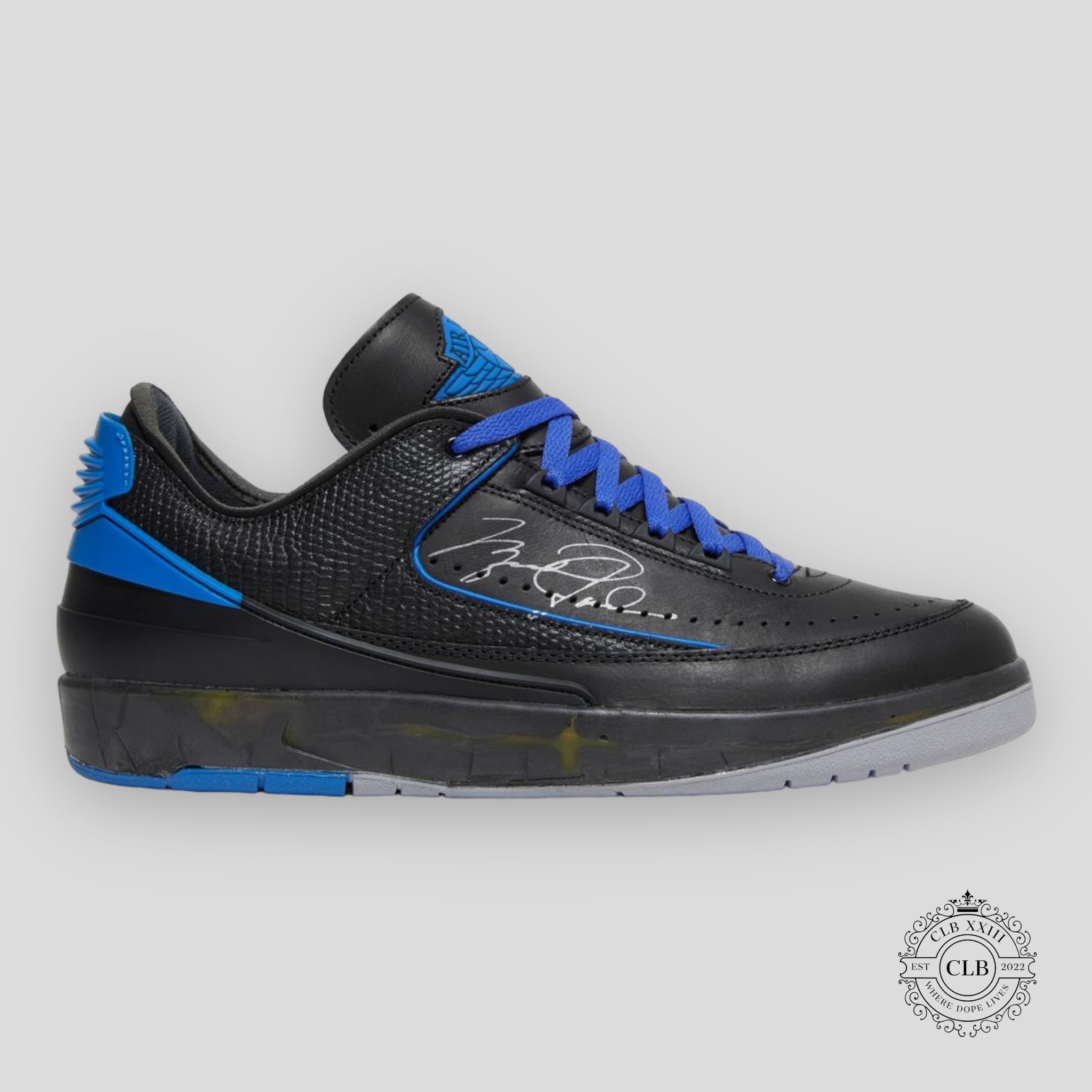 AIR JORDAN 2 RETRO LOW X OFF WHITE "VARSITY ROYAL"