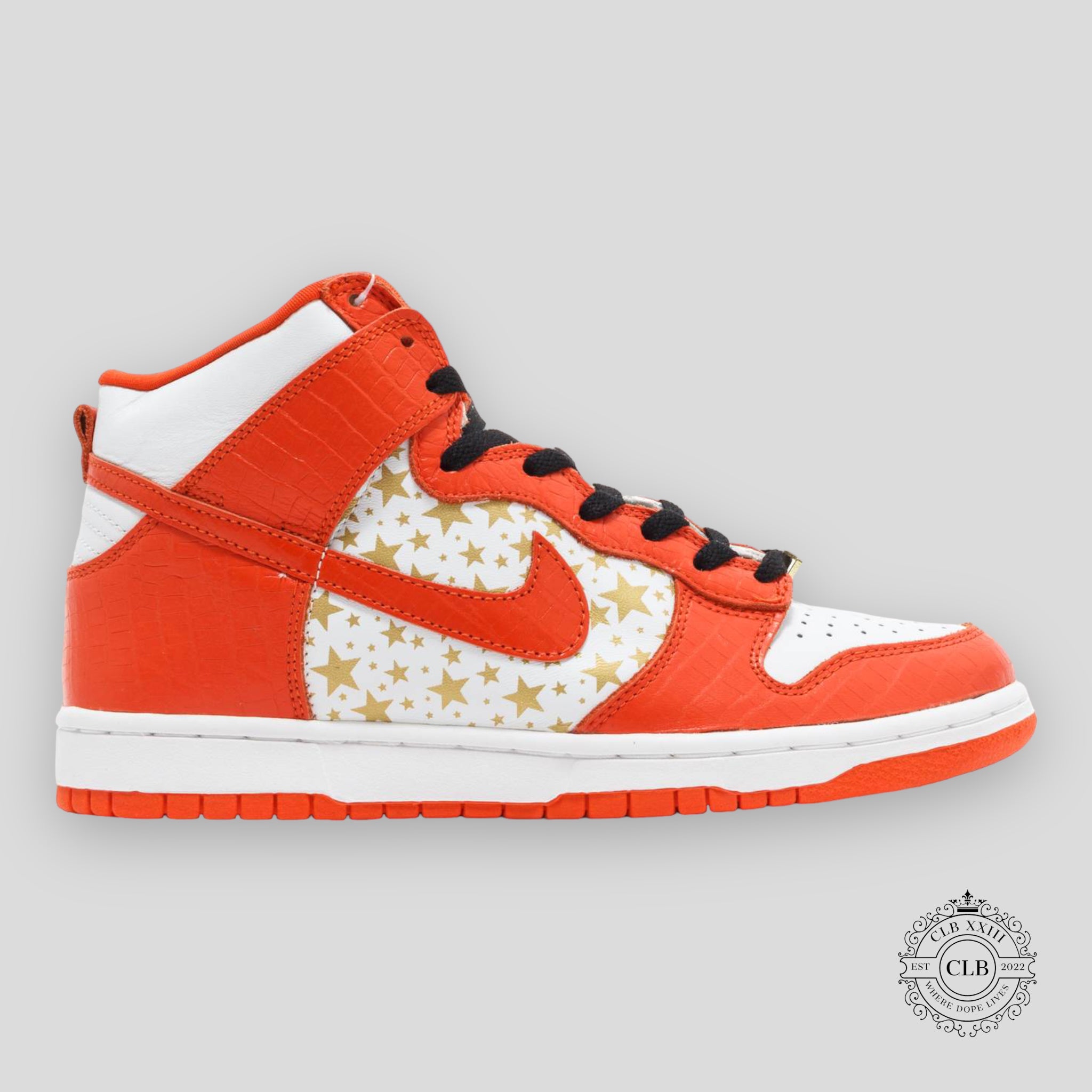 NIKE SB DUNK HIGH X SUPREME "ORANGE"