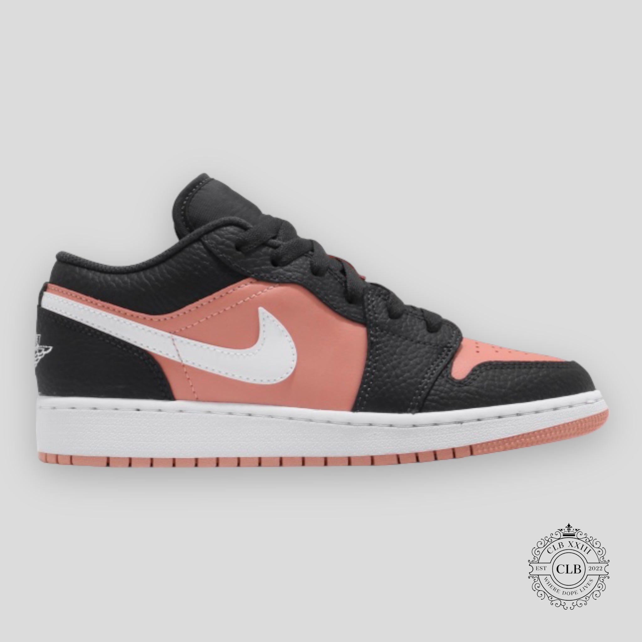 AIR JORDAN 1 LOW (GS) "PINK QUARTZ"