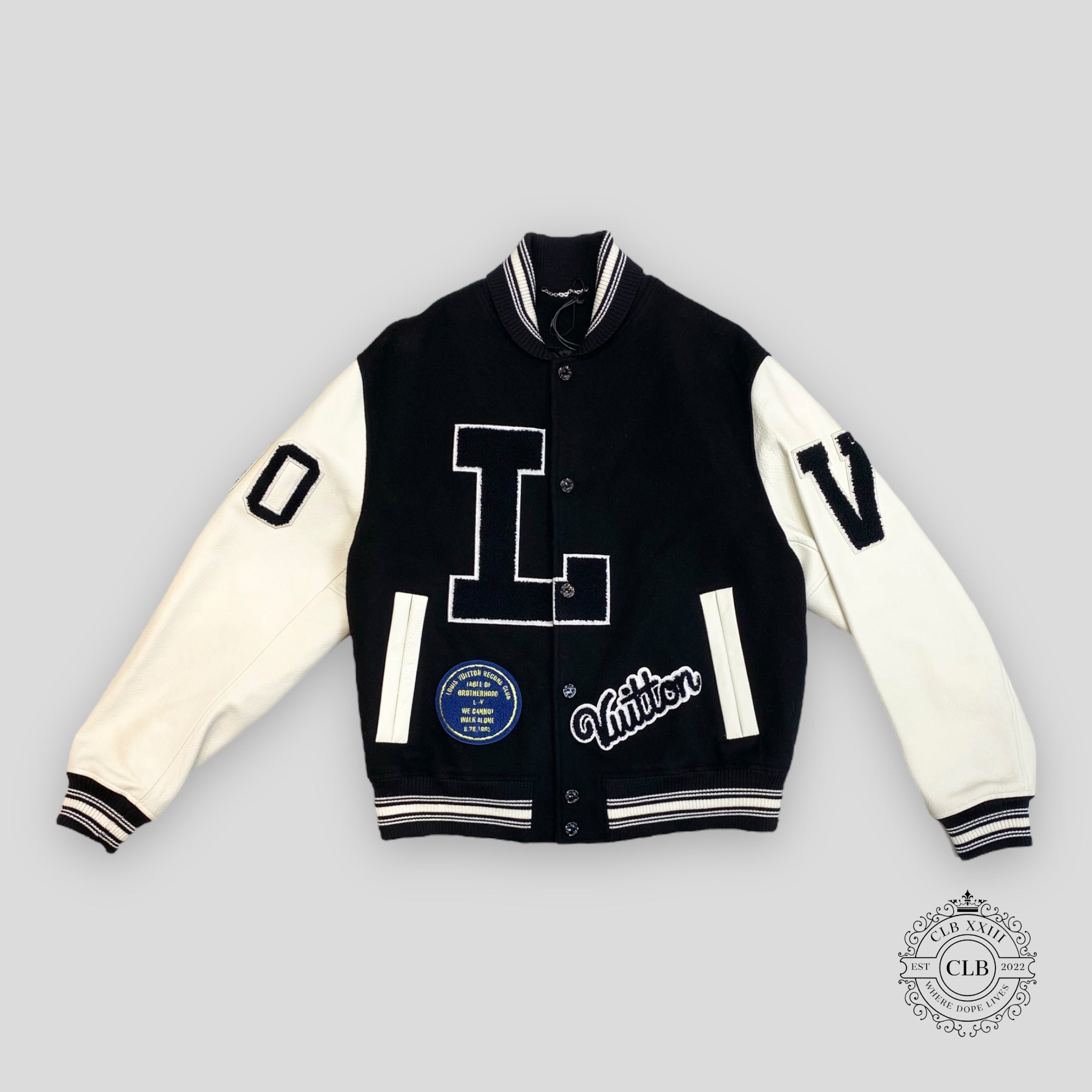 Louis Vuitton MLK Dreaming Varsity Jacket in Black