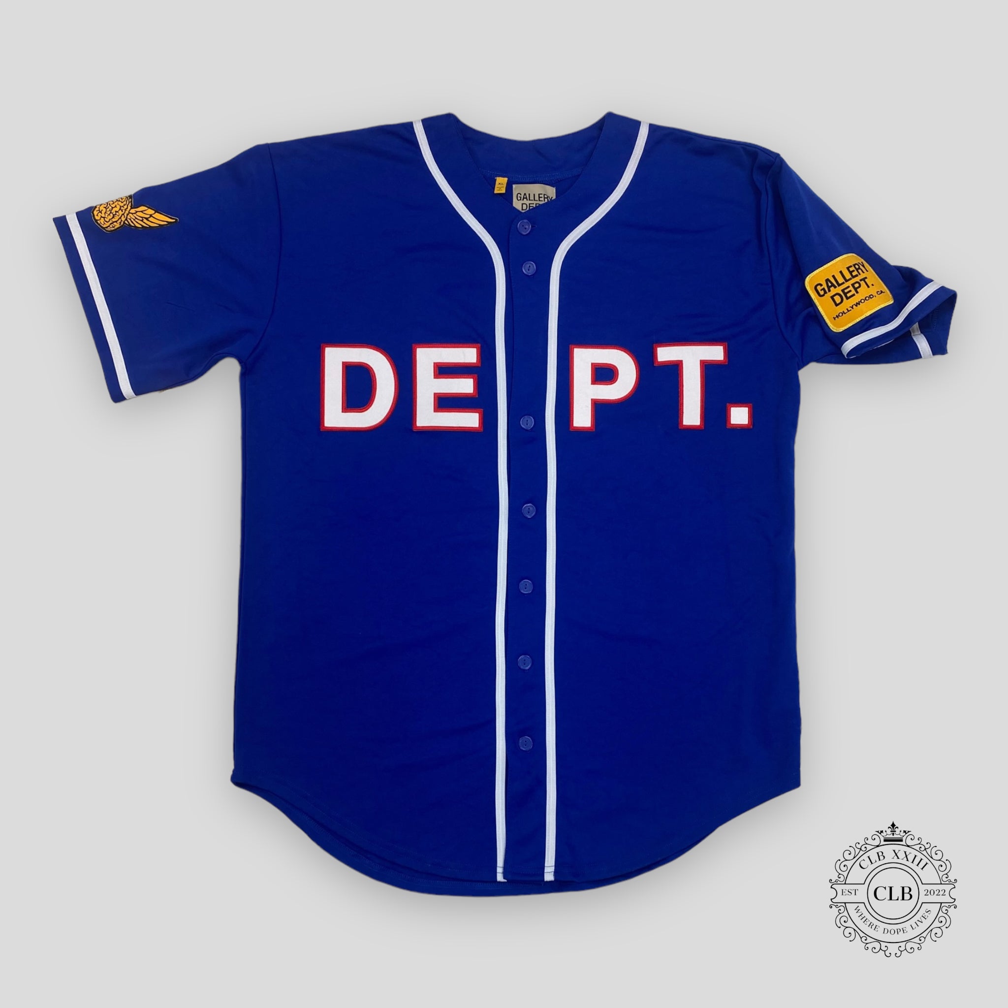 GALLERY DEPT. ECHO PARK BASEBALL JERSEY - BLUE